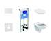 Ideal Standard ProSys - Set předstěnové instalace, klozet Alpha se sedátkem, tlačítko Oleas M2, SoftClose, chrom mat ProSys120M 