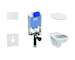 Ideal Standard ProSys - Set předstěnové instalace, klozet Alpha se sedátkem, tlačítko Oleas M2, SoftClose, chrom mat ProSys80M S