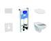Ideal Standard ProSys - Set předstěnové instalace, klozet Alpha se sedátkem, tlačítko Oleas M2, SoftClose, chrom ProSys120M SP39
