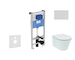 Ideal Standard ProSys - Set předstěnové instalace, klozetu a sedátka  Connect Air, tlačítka Oleas M2, Aquablade, SoftClose, bílá
