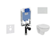 Ideal Standard ProSys - Set předstěnové instalace, klozetu a sedátka  Eurovit, tlačítka Oleas M2, Rimless, SoftClose, chrom ProS