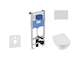 Ideal Standard ProSys - Set předstěnové instalace, klozetu a sedátka Mio, tlačítka Oleas M1, Rimless, Slowclose, Antibak, bílá P