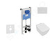 Ideal Standard ProSys - Set předstěnové instalace, klozetu a sedátka  Strada II, tlačítka Oleas M2, Aquablade, SoftClose, chrom 