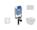 Ideal Standard ProSys - Set předstěnové instalace, klozetu a sedátka  Tesi, tlačítka Oleas M2, chrom mat ProSys80M SP86