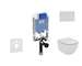 Ideal Standard ProSys - Set předstěnové instalace, klozetu a sedátka  Tesi, tlačítka Oleas M2, Rimless, SoftClose, chrom mat Pro