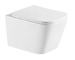 kielle Arkas I - Závěsné WC se sedátkem Softclose, Vortex Rimless +, bílá 30111010-SET1