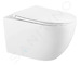 kielle Gaia - Závěsné WC se sedátkem SoftClose, Rimless, bílá 30115002