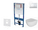 kielle Genesis - Set předstěnové instalace, klozetu Oudee, sedátka softclose a tlačítka Gemini III, lesklý chrom 30505SS69