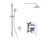 kielle Nefia - Sprchový set s baterií pod omítku, pro 2 spotřebiče, s příslušenstvím EcoSpare a tělesem, chrom 20627SP100