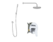kielle Nefia - Sprchový set s baterií pod omítku, pro 2 spotřebiče, s příslušenstvím EcoSpare a tělesem, chrom 20627SP120
