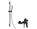 kielle Nefia - Sprchový set s baterií, tyčí, hadicí a sprchovou hlavicí EcoSpare, matná černá 20627SN24