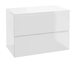 kielle Oudee - Skříňka včetně desky pod umyvadlo 80x55x46 cm, lesklá bílá 50002S820