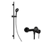 kielle Oudee - Sprchový set s baterií, tyčí, hadicí a sprchovou hlavicí EcoSpare, matná černá 20602SN34