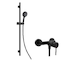 kielle Oudee - Sprchový set s baterií, tyčí, hadicí a sprchovou hlavicí EcoSpare, matná černá 20602SN44