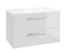 kielle Vega - Skříňka včetně desky pod umyvadlo 80x50x46 cm, lesklá bílá 50018S810