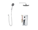 kielle Vega - Sprchový set s baterií pod omítku, pro 2 spotřebiče, s příslušenstvím EcoSpare a tělesem, chrom 20618SP110