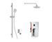 kielle Vega - Sprchový set s baterií pod omítku, pro 2 spotřebiče, s příslušenstvím EcoSpare a tělesem, chrom 20618SP80