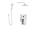 kielle Vega - Sprchový set s baterií pod omítku, pro 2 spotřebiče, s příslušenstvím EcoSpare a tělesem, chrom 20618SP90