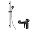 kielle Vega - Sprchový set s baterií, tyčí, hadicí a sprchovou hlavicí EcoSpare, matná černá 20618SN54