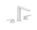 Kludi Decus - Umyvadlová baterie s výpustí Push-Open, 3-otvorová instalace, matná bílá 543935375