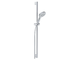 Kludi Dive - Set sprchové hlavice, tyče a hadice, 3 proudy, chrom 6993005-00
