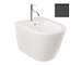 Kludi Resa R - Závěsný bidet, otvor pro baterii, matná černá 23BIW0139