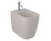 Kludi Resa S - Stojící bidet, otvor pro baterii, matná písečně šedá 27BIB01O2