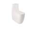 Kludi Resa S - WC kombi mísa, vario odpad, Rimless, Spiralflush, lesklá bílá 27WCB0143