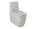 Kludi Resa S - WC kombi mísa, vario odpad, Rimless, Spiralflush, matná písečně šedá 27WCB01O2