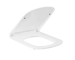Kludi Resa S - WC sedátko Slim, SoftClosing, QuickRelease, lesklá bílá 27WCS43