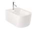 Kludi Resa S - Závěsný bidet, otvor pro baterii, lesklá bílá 27BIW0143