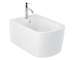 Kludi Resa S - Závěsný bidet, otvor pro baterii, matná bílá 27BIW0153