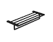 Kludi Vela C - Držák ručníku s poličkou, délka 60 cm, matná černá 3198939